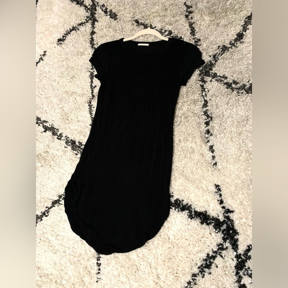 Occasion Black Crewneck T-Shirt Dress Small - Picture 9 of 10